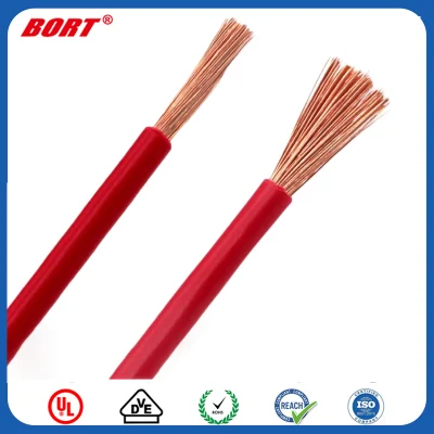 Cavo auto standard approvato RoHS Germania isolamento in PVC Flry-a 0.75/1/1.5/2 Filo elettrico a conduttore singolo da mm per uso automobilistico
