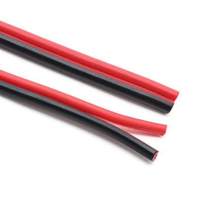 Registrazione UL UL2468 8 AWG 12 AWG 14 AWG nero piatto e. Altoparlante rosso, cavo elettrico, altoparlante piatto a 2 core in rame stagnato Cavo