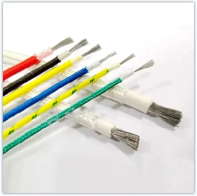 Filo di rame intrecciato in fibra di vetro al silicone resistente alle alte temperature UL 3122 Cavo
