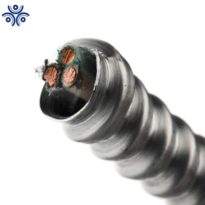 Cavo di alimentazione Mc Xhw blindato in lega di alluminio con blocco interno 600 V. Alluminio in rame da 12/3 12/4 8/3 6/3 2/0 4/0 250 AWG Cavo conduttore