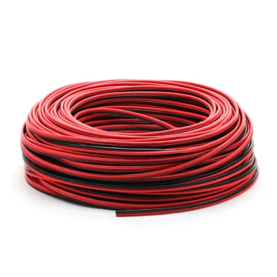 Registrazione UL UL2468 8 AWG 12 AWG 14 AWG nero piatto e. Altoparlante rosso, cavo elettrico, altoparlante piatto a 2 core in rame stagnato Cavo