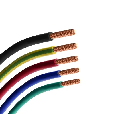 Cavo elettrico a trefoli in rame con approvazione UL BVR mm PVC Cavi elettrici flessibili con nucleo multicentrico a doppia guaina isolata