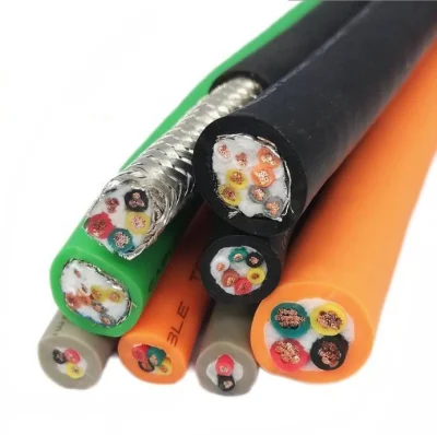 Catena di trascinamento a 4 6 8 10 conduttori ad alta flessibilità Cavo