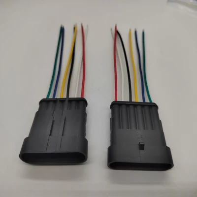 Alimentazione CC elettrica automatica connettore impermeabile per auto TE 282089-1 a 6 pin Cavo del connettore del terminale della presa jack