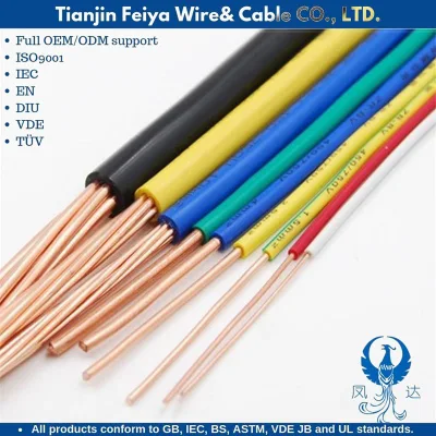 Cavo resistente al fuoco, cavo singolo da 2,5 mm, PVC, rame, cavo singolo Cablaggio filo elettrico filo da costruzione cavo ignifugo