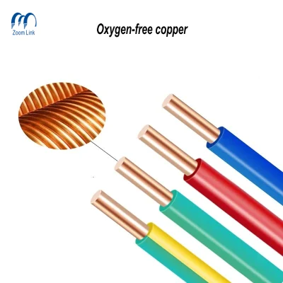 Cavo elettrico cavo in rame con cavo a conduttore singolo da 1,5 mm e cavo elettrico con cavo in PVC Filo da costruzione