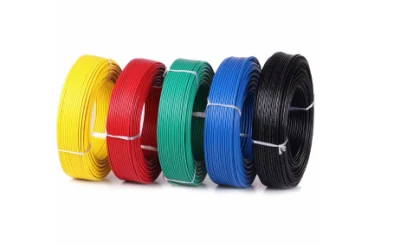 Silicone in rame a conduttore singolo caldo da 1,5mm 2,5 mm 4 mm 6 mm 10 mm Cavo elettrico del cablaggio della casa in gomma