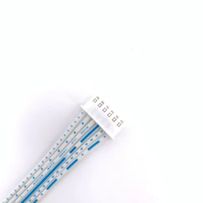Filo bianco blu UL2468 24 AWG, filo elettronico in rame stagnato, produttore di fili terminali, elaborazione di fili, gruppo cavi cablaggio interno