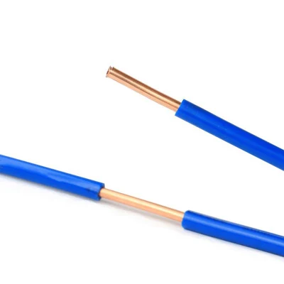 Cavo a conduttore singolo BV PVC da 2.5 mm, filo elettrico in rame Cavi rotoli di fili elettrici solidi per la messa a terra di edifici Filo