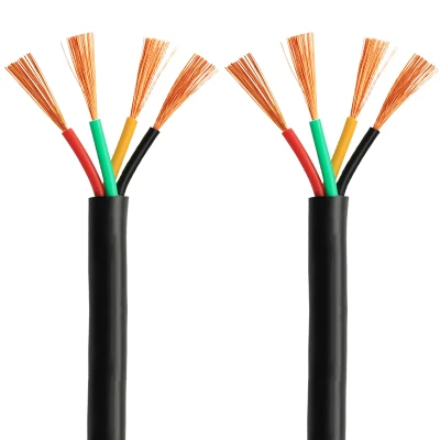Cavo in rame intrecciato da 2 x 6 mm2 Minzan 6 mm 4 mm 4 mm Filo elettrico RVV 2 Core da 2,5 mm e 2.5 mm