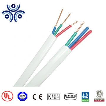 Conduttore in rame solido a conduttore singolo/alluminio isolato in PVC BV elettrico Cavo