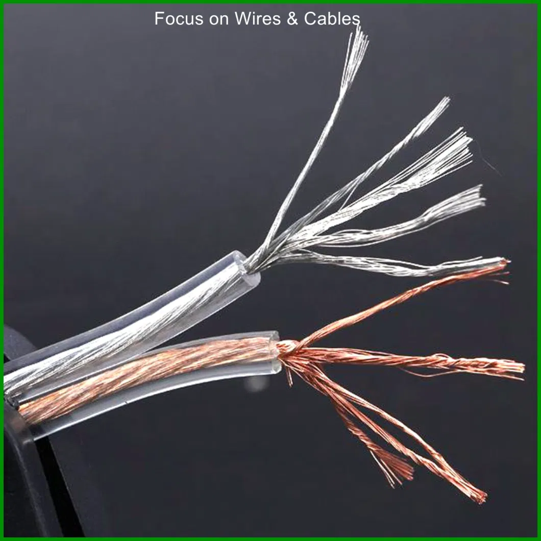 2.5mm 2core 4core Flexible Copper Wire Speaker Cable