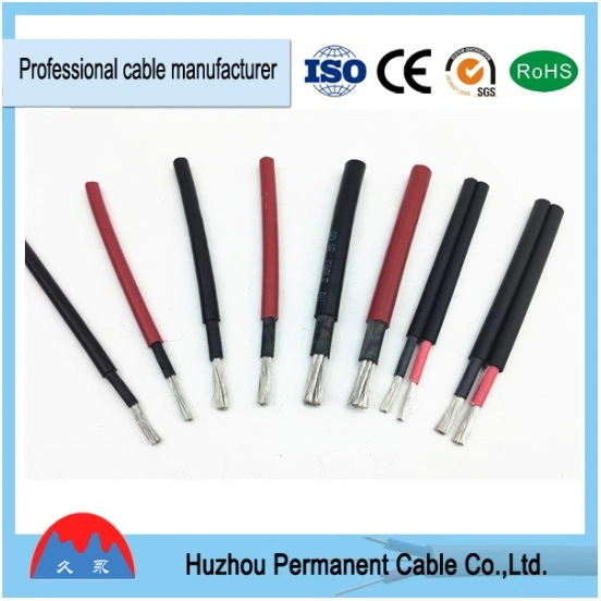 China Manufacturer 1.5mm Copper Core Single/Double Solar Cable Electrical Wire