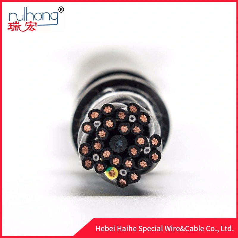 450/750V Flexible Copper/Aluminum Core PVC Insulated PE Sheathed Control Electric Wire and Cable