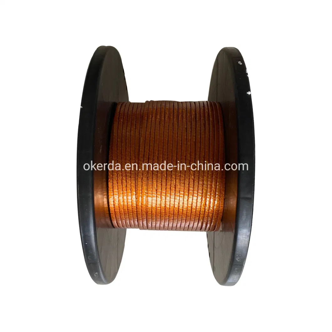 0.6 0.7mm Copper Enameled Litz Wire Motor Winding Wire