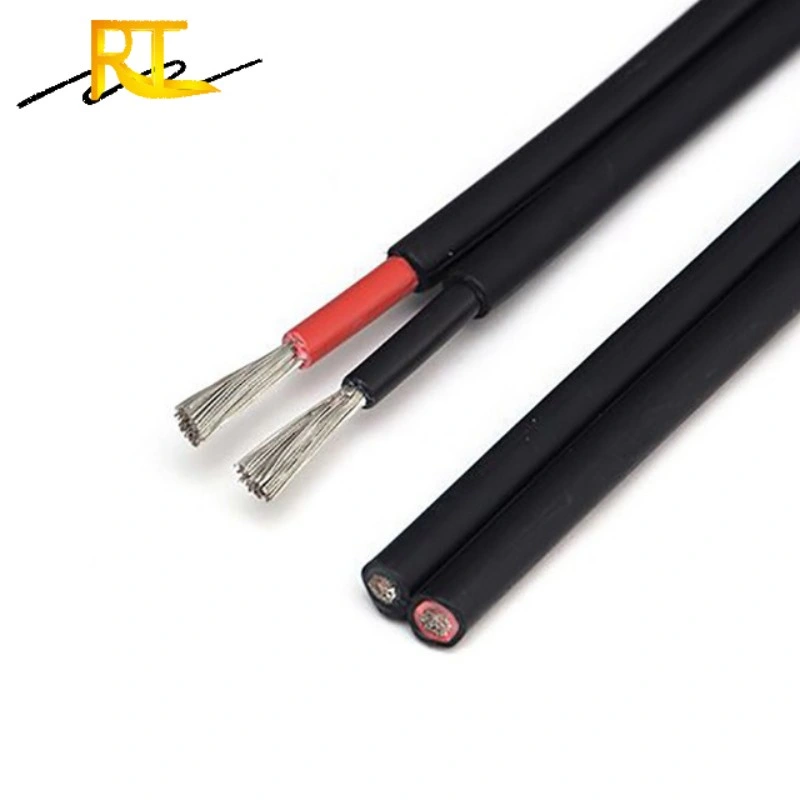 PV Solar DC Cable 4mm2 6mm2 Solar Cable Tinned Copper Xlpo Insulation TUV Approved Solar Cable for Solar Panel System