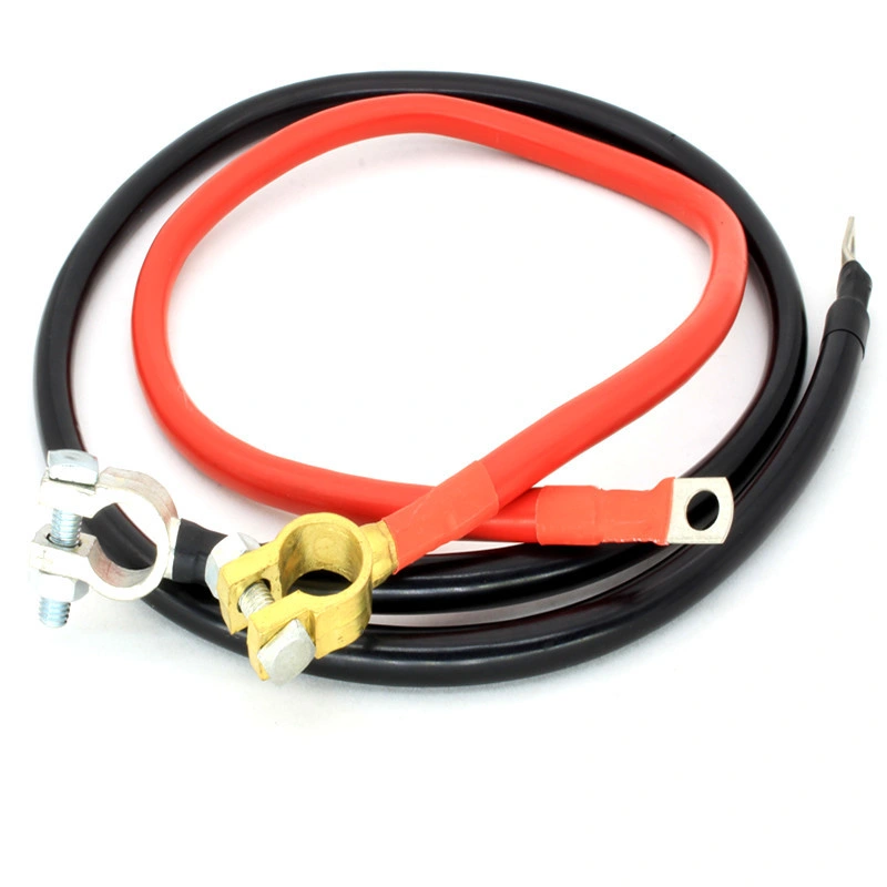 Customized Car Electrical Wire Environmental Protection New Energy 2AWG Battery Connection Cable Extension Cables Parallel Series Auto Battery Cable