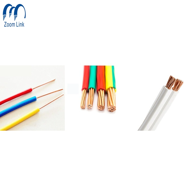 Factory Direct XLPE/PVC Insulated Electric Copper Wire Cable with ISO CCC Certificates (1.5mm 2.5mm 4.0mm 6.0mm 10mm 16mm 20mm)