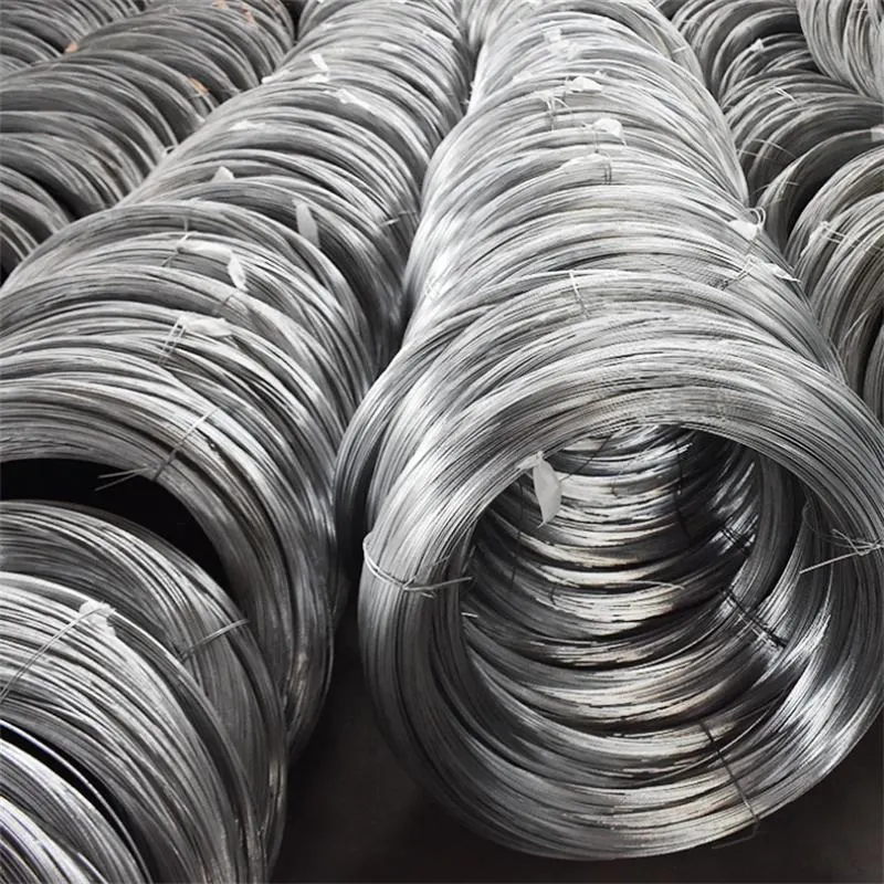 Hot Dipped Galvanized Fence Bright Steel Cable Steel Wire Zinc Coated Steel Wire SAE1018 Grade Low Price High Quality Cold Heading Steel Wire Rod Coils