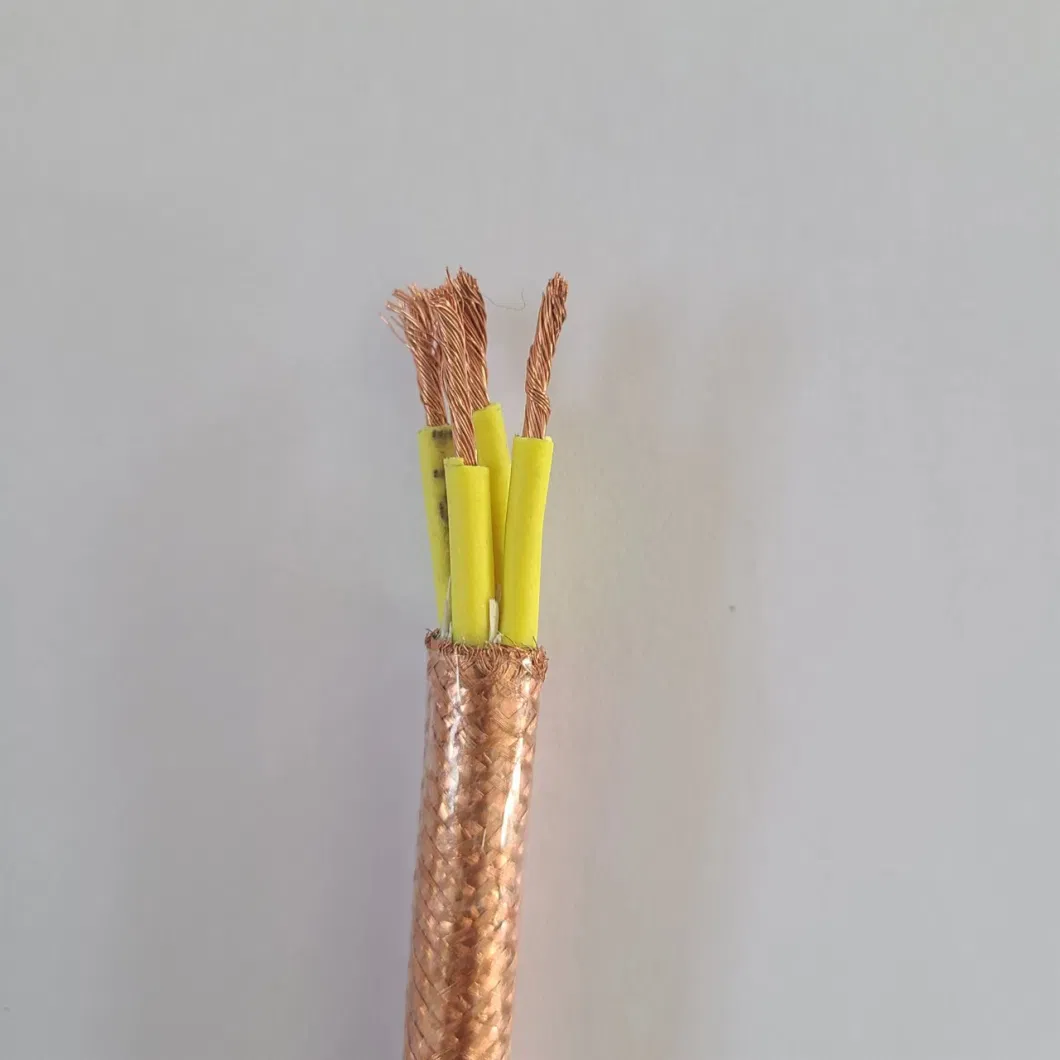 Indoor Copper Core PE Insulation Against Stranded Copper Wire Braided Total Shielding PVC Sheathed Computer Cable