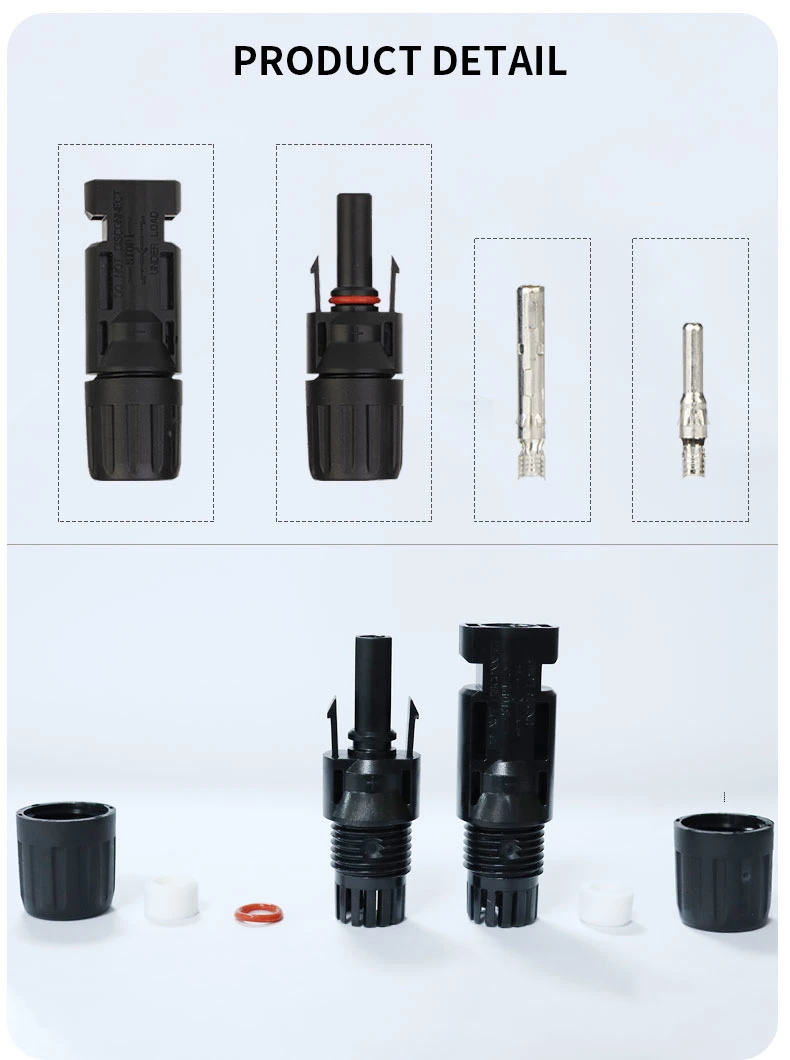 Moreday Y-Branch Mc4 Solar Panel Cable Connectors PV Wire Cable 6mm2 Y Type Solar Panel Cable Connector Mc4 Solar Crimping Tools