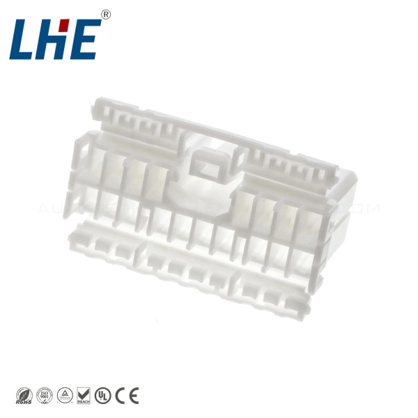 Te 18pin 173853-1 Female Housing PA66 Auto Plastic Wire Connector