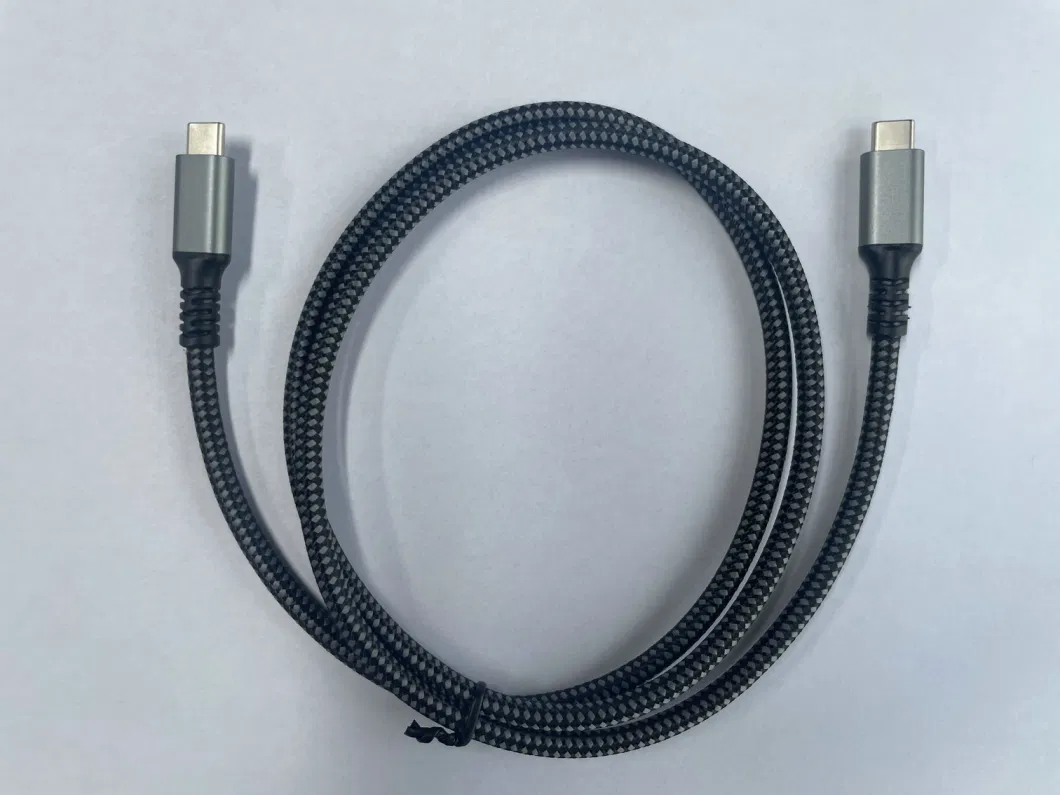 USB Type C to Type C Mobile Phone USB4 C Pd 100W 5A Fast Charging Data Cable