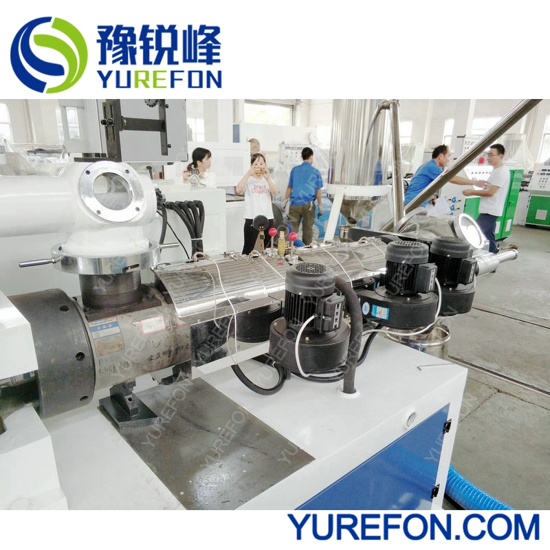 Die Face Cutting Air Cooling Rigid Soft PVC Plastic Compouding Pelletizing Granulating Production Line for Wire Cable Profile Pipe Fittings Profile