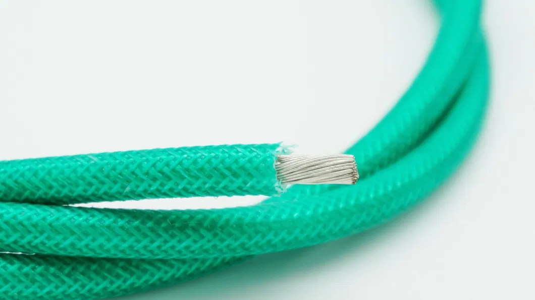 UL 3122 High Temperature Resistant Silicone Fiberglass Braided Copper Wire Cable