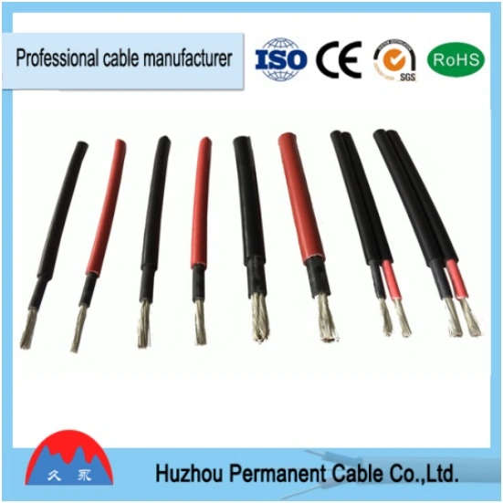 China Manufacturer 1.5mm Copper Core Single/Double Solar Cable Electrical Wire