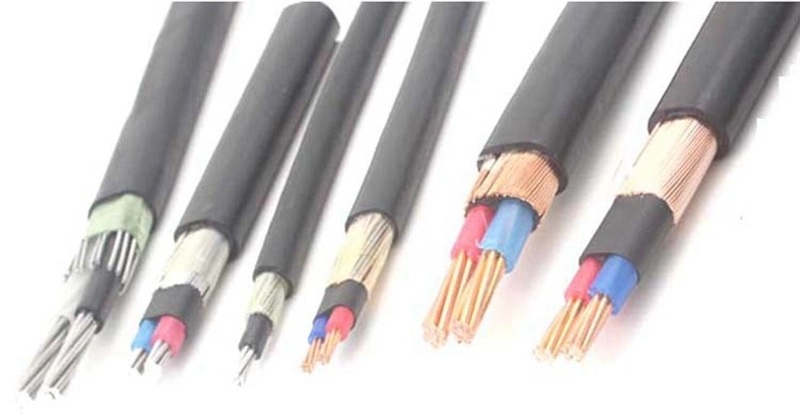 0.6/1kv Aluminum Conductor XLPE Insulated 2X8 AWG Concentric Cable