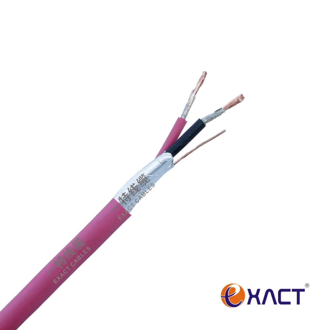 ExactCables Red Fire Alarm Cable KPSng (A)-FRLS 1*2*1.0 Bare Copper