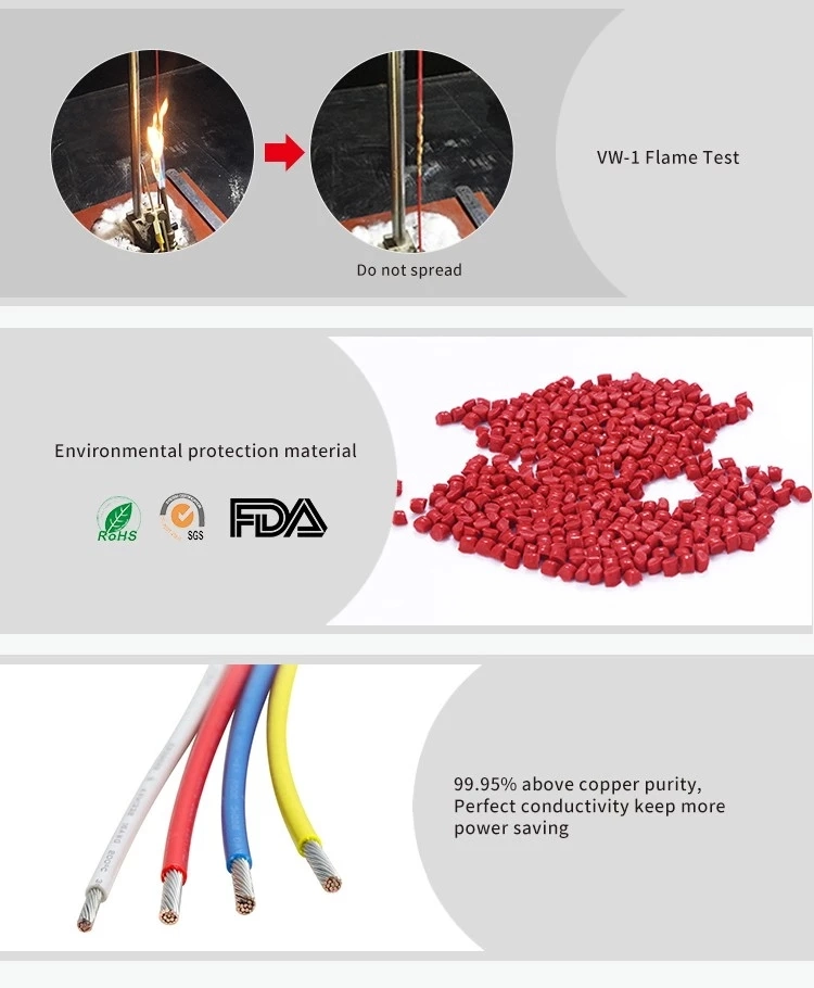 UL Standard 32AWG 7/0.08 Wires and Cables XLPE Insulation Copper Wires