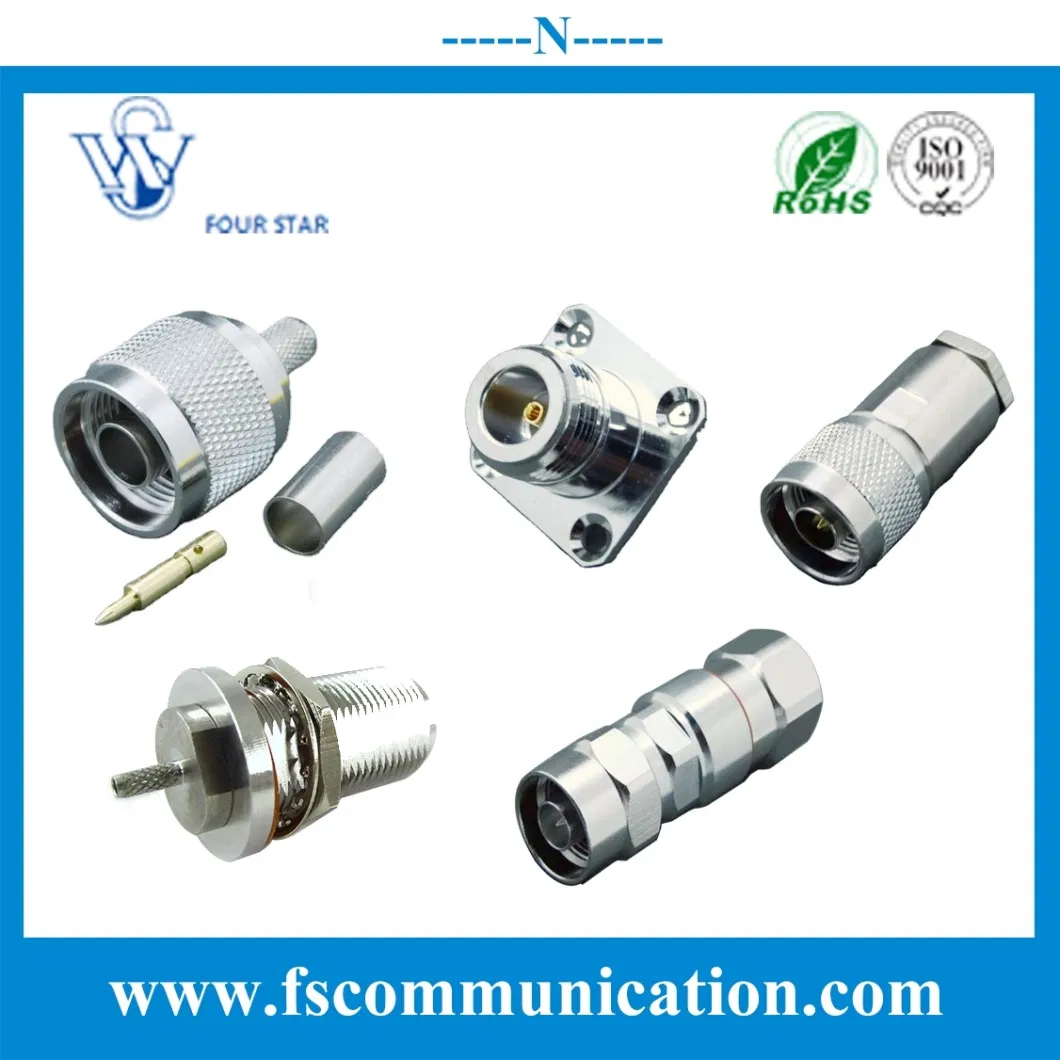 Antenna Wire Electrical Waterproof Male N Type Crimp RF Coaxial Plug Connector Terminals LMR240 Cable