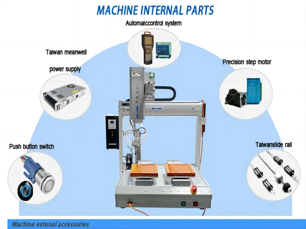 Ra Automatic Robot PCB Wire Cable Soldering/Welding Equipment/Robot/Station/Machine for Assembly Line