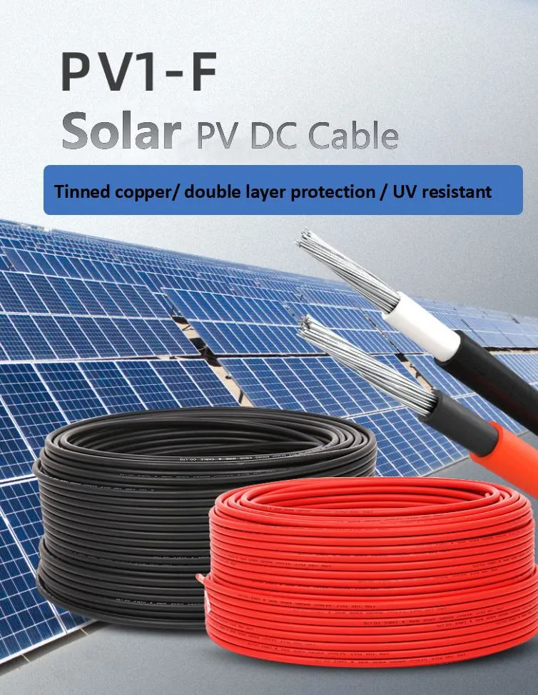 Electrical Solar Cable H1z2z2-K PV1-F DC Power Solar PV Wire 6mm2 10mm2 for Solar Panel Electric Cable