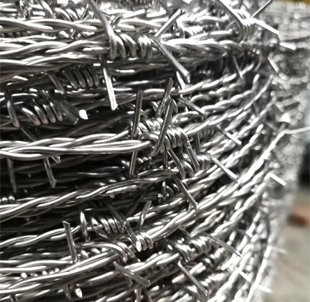 800m 5kg Per Coil Galvanized Barbed Wire Price Per Roll Philippine