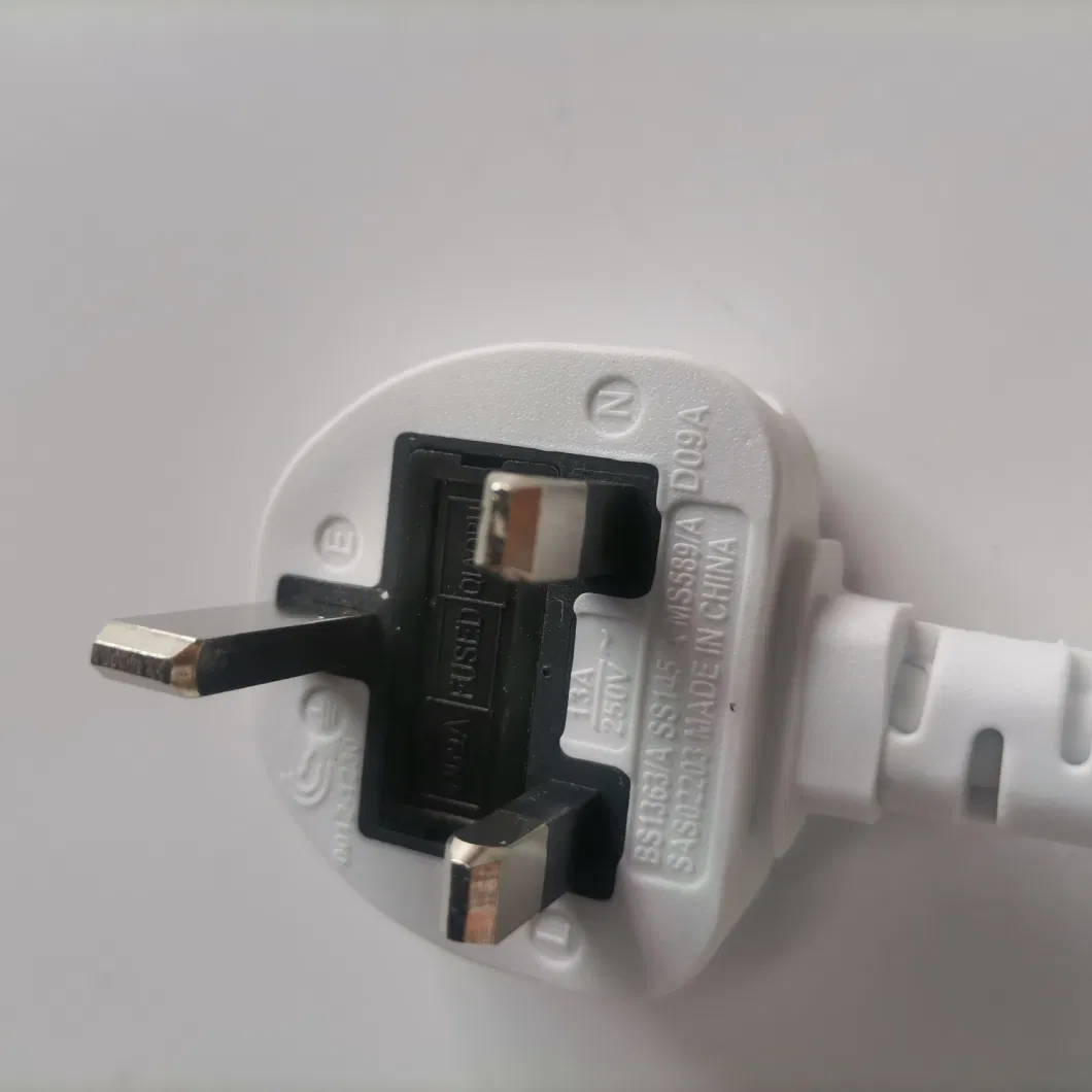 Terminal Connector Stripped Extension Cord Electric Wire and Electrical Plug UK Power Cable