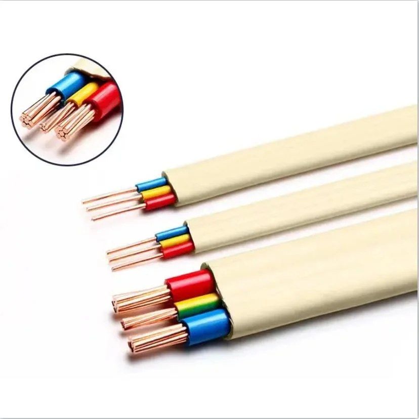2 3 Core Twin &amp; Earth TPS Flat Cable PVC Insulated Electrical Wire