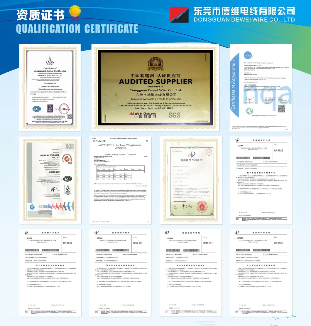 Electrical Cable Insulated Fluoroplastic Cable 32AWG with UL1867