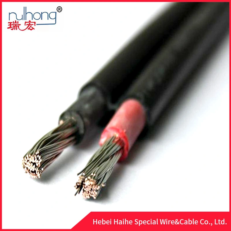 4mm/6mm/8mm Tinned Copper Conductor Cross-Linked PE Photovoltaic Solar DC Cable
