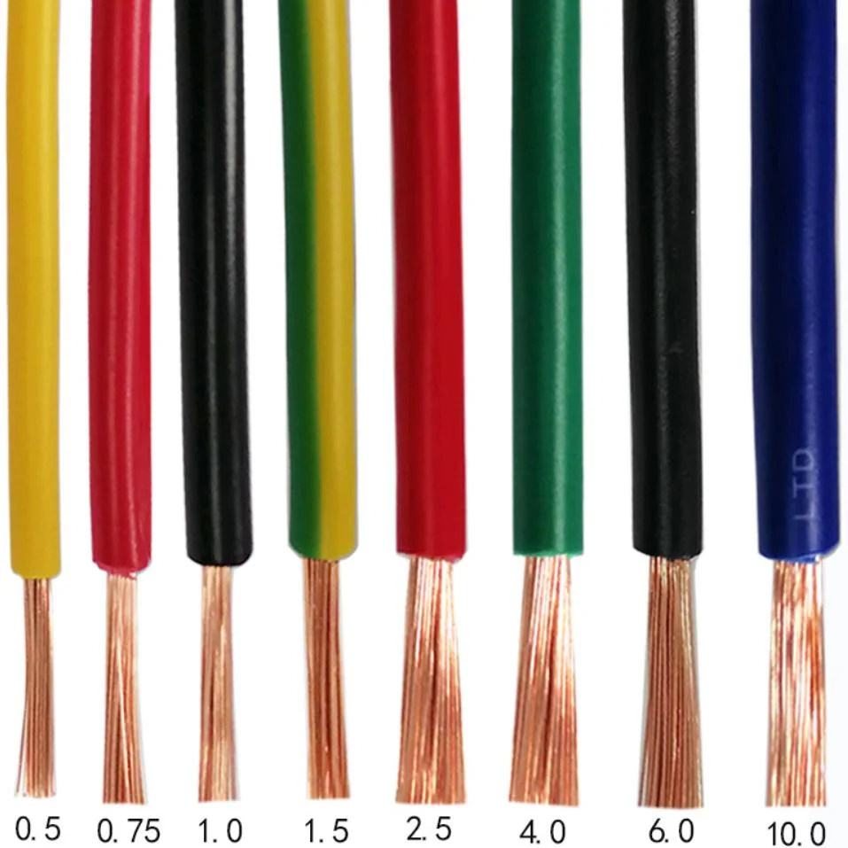 H05V-K 450V 750V 1.5 mm 2.5 mm 6 mm 10 mm PVC Building Electric Cable