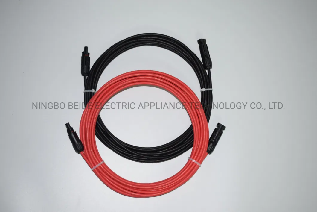 30feet Solar Extension Cable with Female and Male Connector, Red +Black