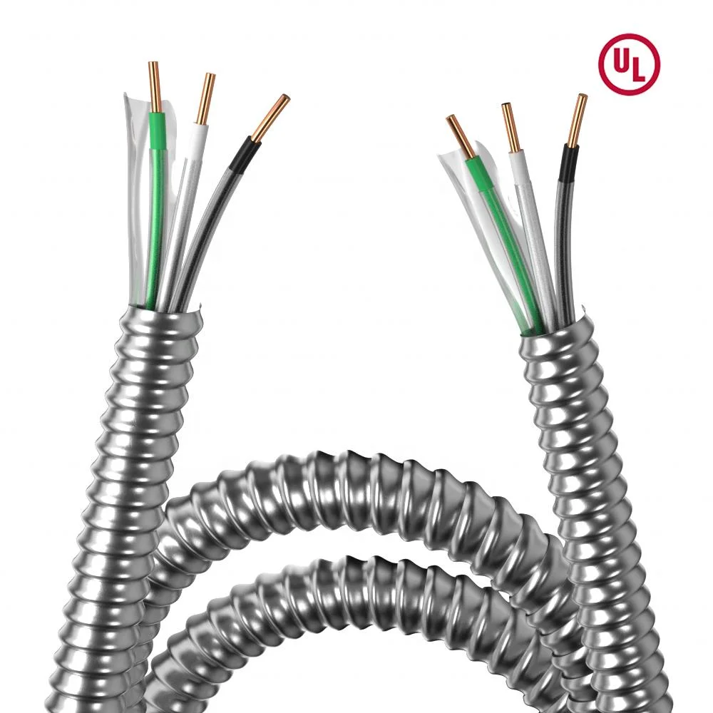 UL Approved Thhn Aluminum Interlocked Armored Metal Clad Electrical Wire Mc Cables