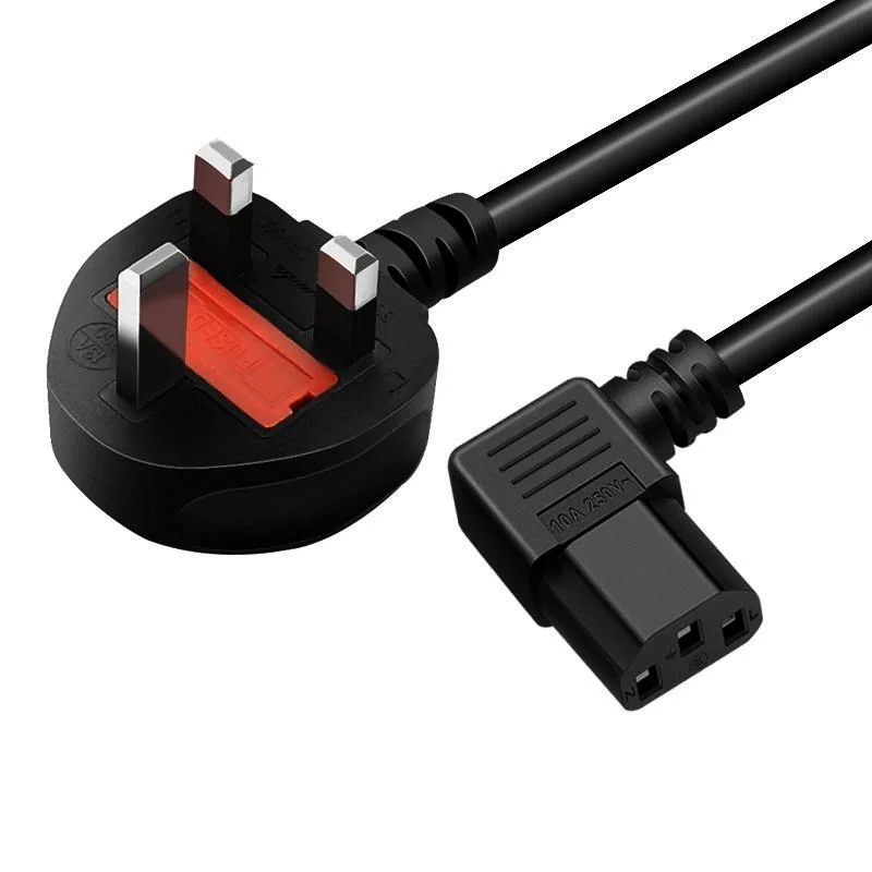 Factory 3 Pin UK Kettle Lead Main Plug AC Cable with Female Ends for Computer Laptop Power Cord