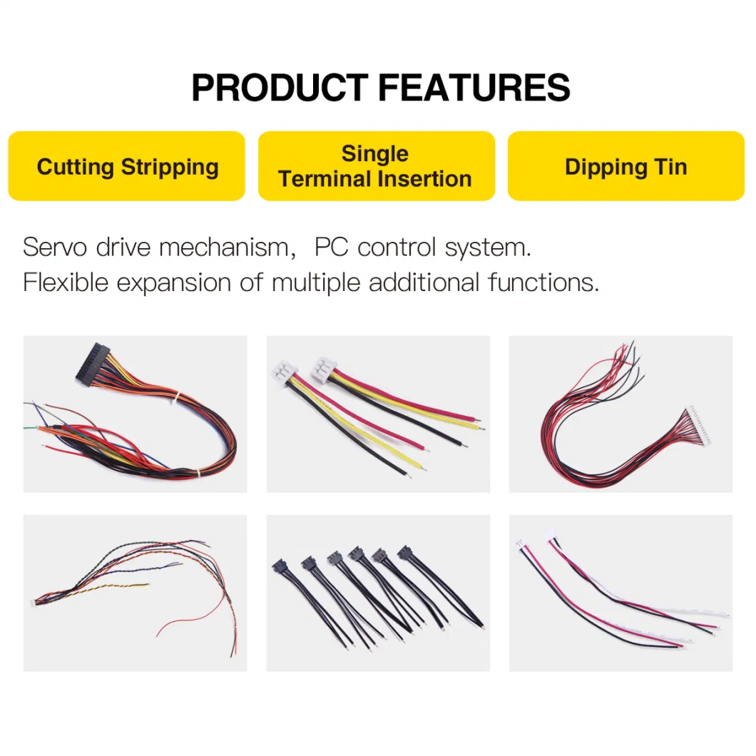 Automatic Cable Assembly Terminal Crimping Wire Harness