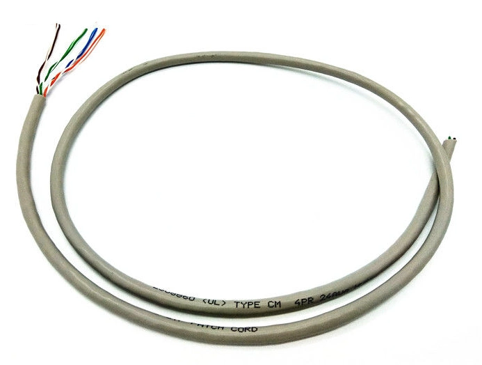 PE Insulated Copper Wire Braid Shielded Cat5e LAN SFTP Cable