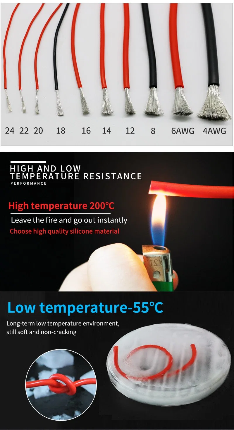 18 AWG 18 AWG Single Core Electrical Cable Wire 3mm 1mm Single. Core Flexible Cables Electrical UL Wires Silicone Wire