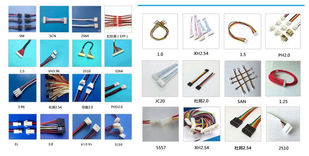 UL2468 24AWG Blue White Wire, Tinned Copper Electronic Wire, Terminal Wire Manufacturer, Wire Processing, Internal Wiring Harness Assy Cable Wire