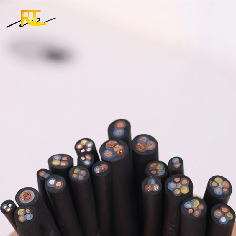 12/2 10/2 W/G Waterproof Flexible PVC Silicone Flat Submersible Pump Cable Rubber Power Cables